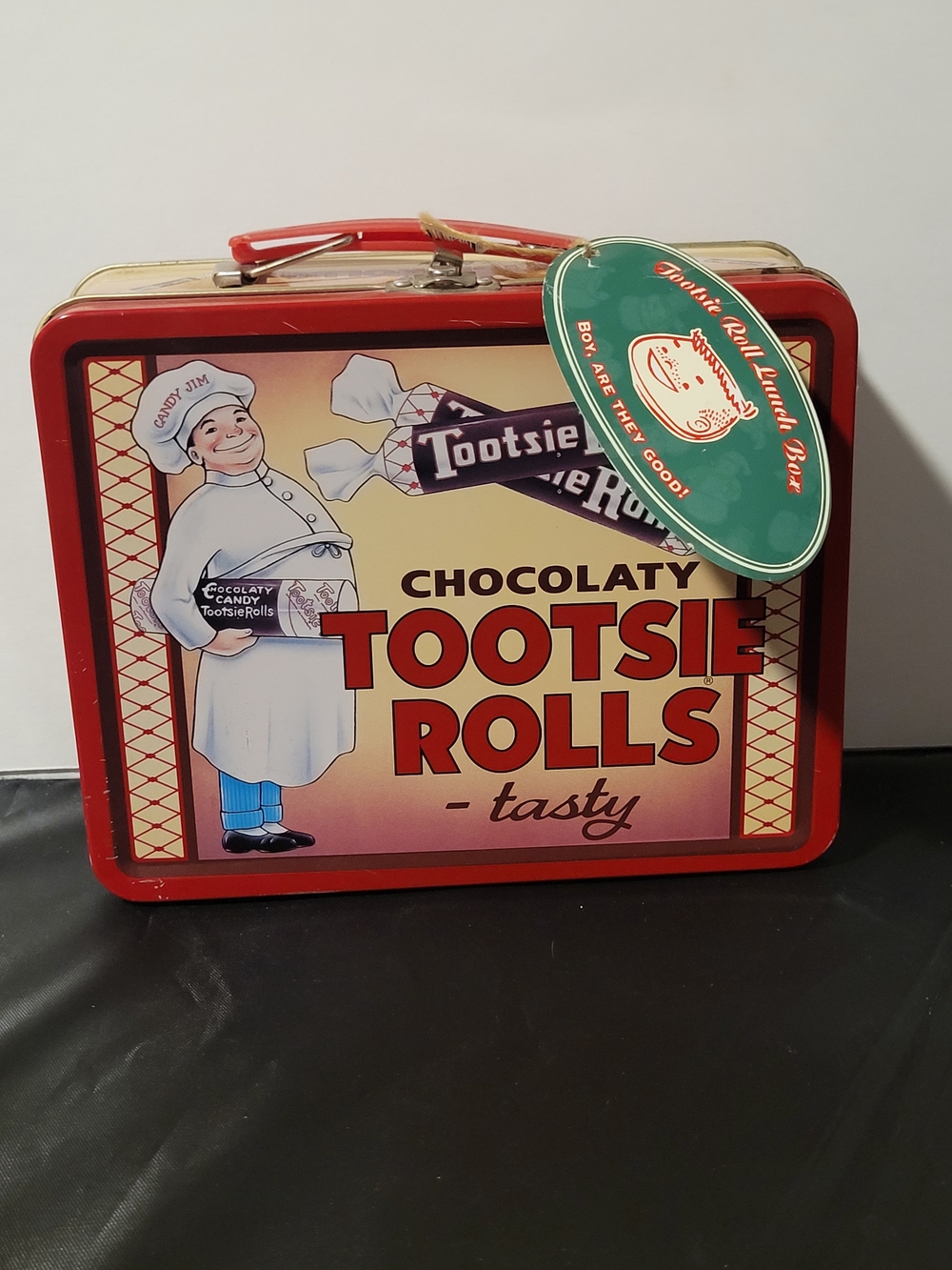 Tootsie Rolls Retro Tin Lunch Box With Tags